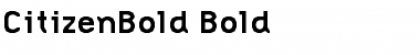 Download CitizenBold Font Download CitizenBold Font