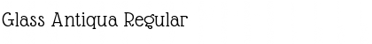 Download Glass Antiqua Font Download Glass Antiqua Font