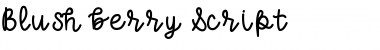 Download BlushberryScript Font Download BlushberryScript Font