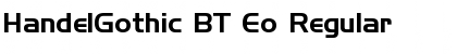 Download HandelGothic BT Eo Font Download HandelGothic BT Eo Font