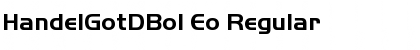 Download HandelGotDBol Eo Font Download HandelGotDBol Eo Font
