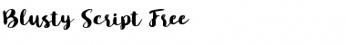 Download Blusty Script Free Font Download Blusty Script Free Font