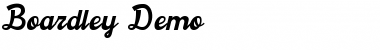 Download Boardley Demo Font Download Boardley Demo Font