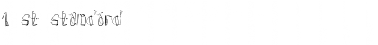 Download 1 st Standard Font Download 1 st Standard Font