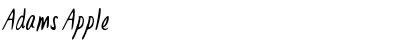 Download Adams Apple Font Download Adams Apple Font