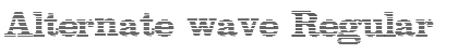Download Alternate wave Font Download Alternate wave Font