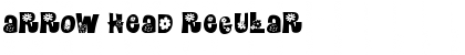 Download Arrow Head Font Download Arrow Head Font