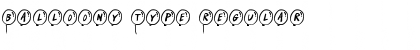 Download Balloony Type Font Download Balloony Type Font