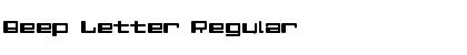 Download Beep Letter Font Download Beep Letter Font