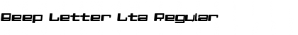 Download Beep Letter Lta Font Download Beep Letter Lta Font