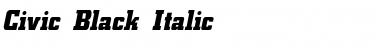 Download Civic Black Font Download Civic Black Font