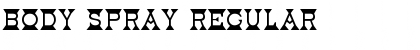 Download Body Spray Font Download Body Spray Font