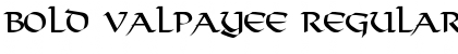 Download Bold Valpayee Font Download Bold Valpayee Font