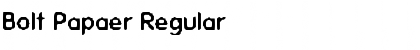 Download Bolt Papaer Font Download Bolt Papaer Font