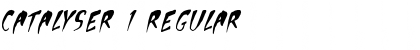 Download Catalyser 1 Font Download Catalyser 1 Font