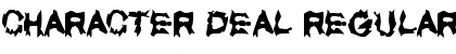 Download Character Deal Font Download Character Deal Font