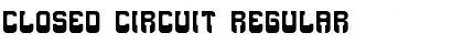Download Closed Circuit Font Download Closed Circuit Font
