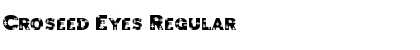Download Croseed Eyes Font Download Croseed Eyes Font