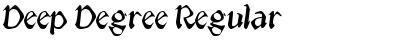 Download Deep Degree Font Download Deep Degree Font