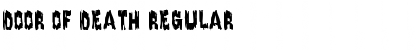 Download Door of Death Font Download Door of Death Font