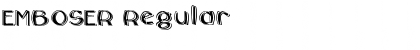 Download EMBOSER Font Download EMBOSER Font