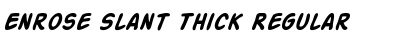 Download Enrose Slant Thick Font Download Enrose Slant Thick Font