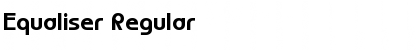 Download Equaliser Font Download Equaliser Font