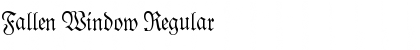 Download Fallen Window Font Download Fallen Window Font