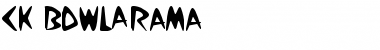 Download CK BowlARama Font Download CK BowlARama Font