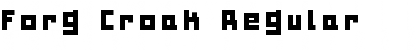 Download Forg Croak Font Download Forg Croak Font