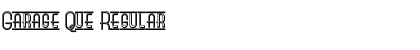 Download Garage Que Font Download Garage Que Font