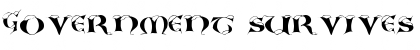 Download Government survives Font Download Government survives Font