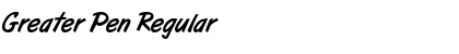 Download Greater Pen Font Download Greater Pen Font