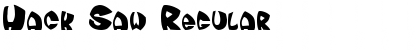 Download Hack Saw Font Download Hack Saw Font
