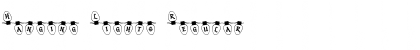 Download Hanging Lights Font Download Hanging Lights Font