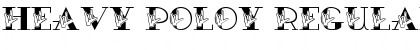 Download Heavy Poloy Font Download Heavy Poloy Font