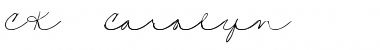 Download CK Carolyn Font Download CK Carolyn Font