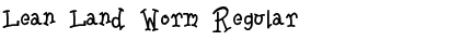 Download Lean Land Worm Font Download Lean Land Worm Font