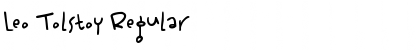 Download Leo Tolstoy Font Download Leo Tolstoy Font