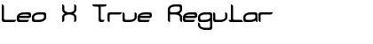 Download Leo X True Font Download Leo X True Font