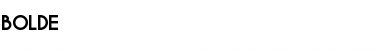 Download BOLDE Font Download BOLDE Font