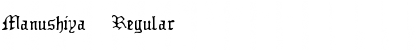 Download Manushiya Font Download Manushiya Font