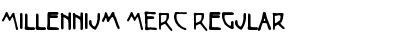 Download Millennium MERC Font Download Millennium MERC Font