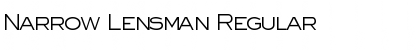 Download Narrow Lensman Font Download Narrow Lensman Font