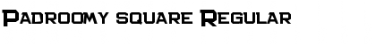 Download Padroomy square Font Download Padroomy square Font