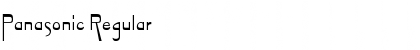 Download Panasonic Font Download Panasonic Font