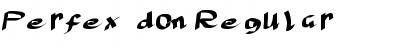 Download Perfex don Font Download Perfex don Font