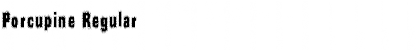 Download porcupine Font Download porcupine Font