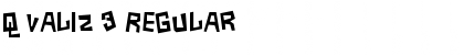 Download Q Valiz 3 Font Download Q Valiz 3 Font
