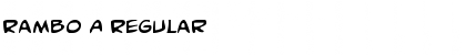 Download Rambo A Font Download Rambo A Font